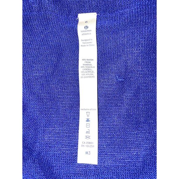 Lululemon Express Yourself Wrap Cardigan - Size 6 - Soft and Vibrant! - Picture 7 of 7